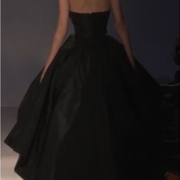 Pavoni Couture Collection black High low Skirt size 10. - Picture 4 of 9